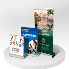 Tabletop banners