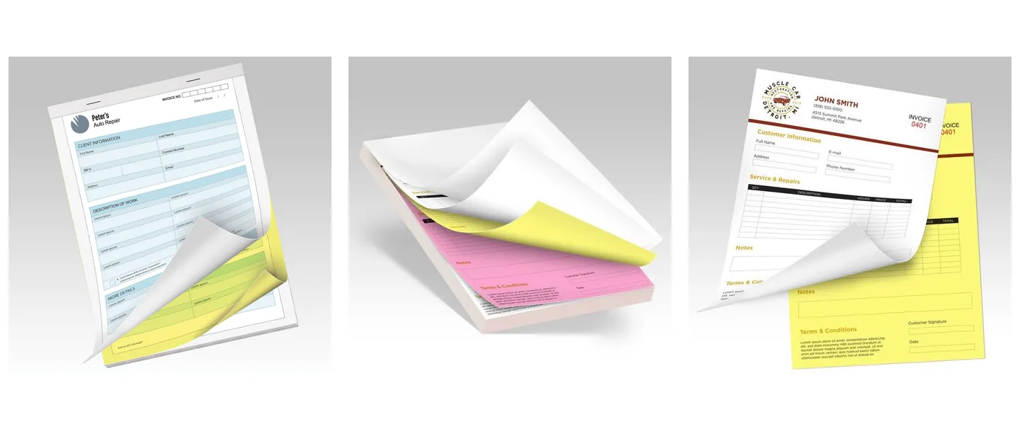Business Forms & Checks — printed by PostalAnnex