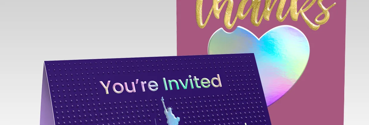 Cards & Invitations — printed by PostalAnnex