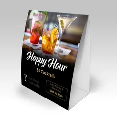 Table tents & counter cards