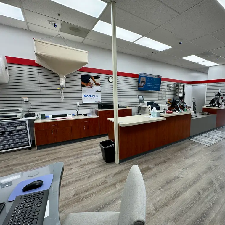 The service counter