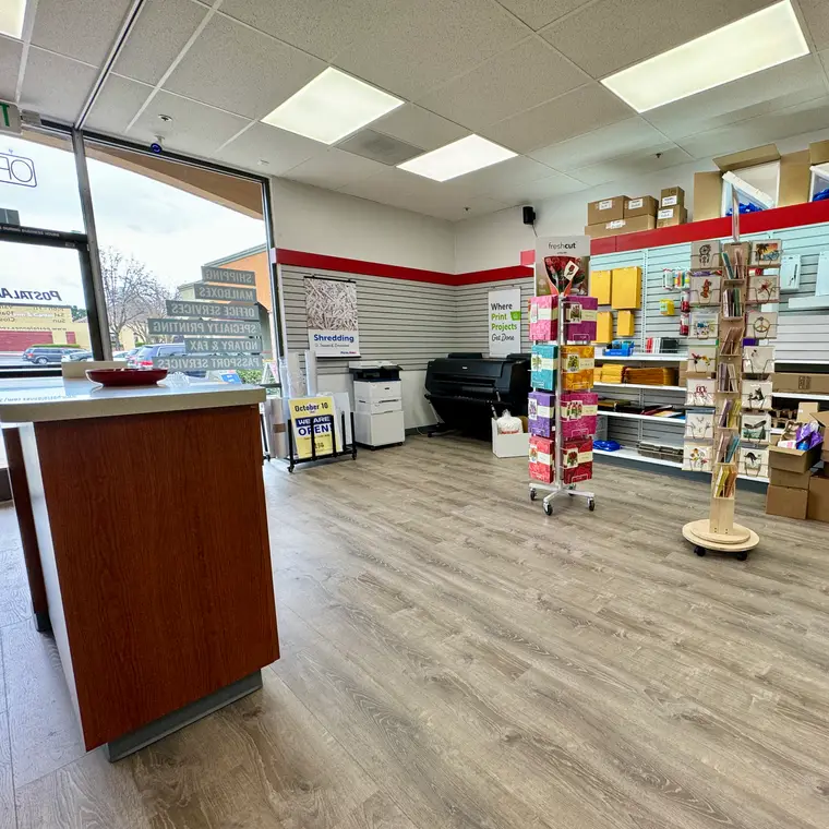 Cards and retail shelves